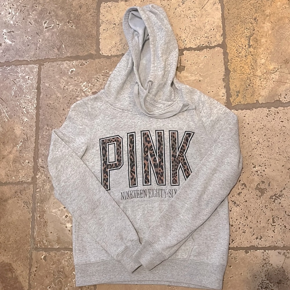 Heather Grey Victoria’s Secret Pink Hoodie